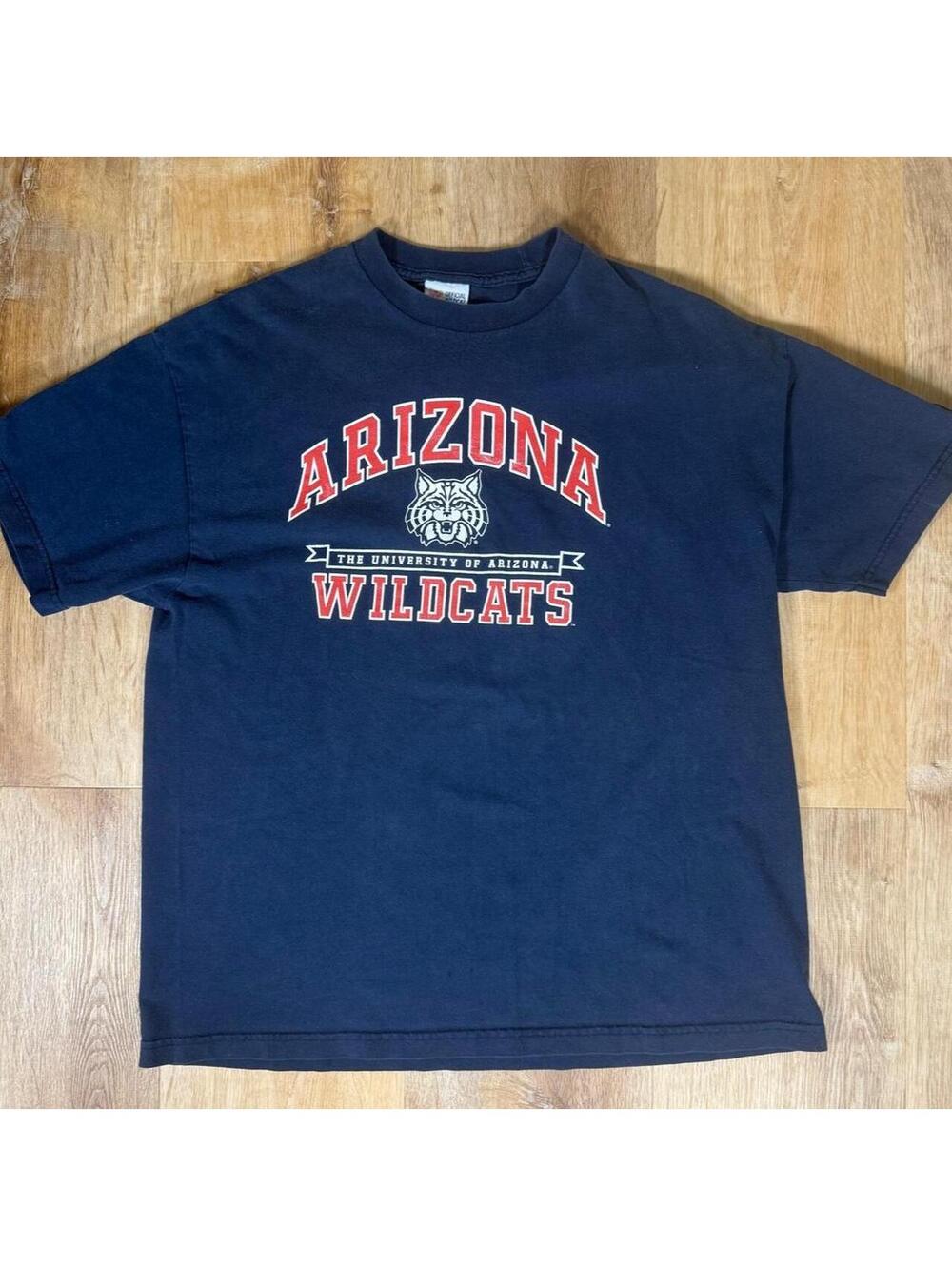 Y2K University of Arizona Wildcats Navy Blue T-Shirt – Size XL